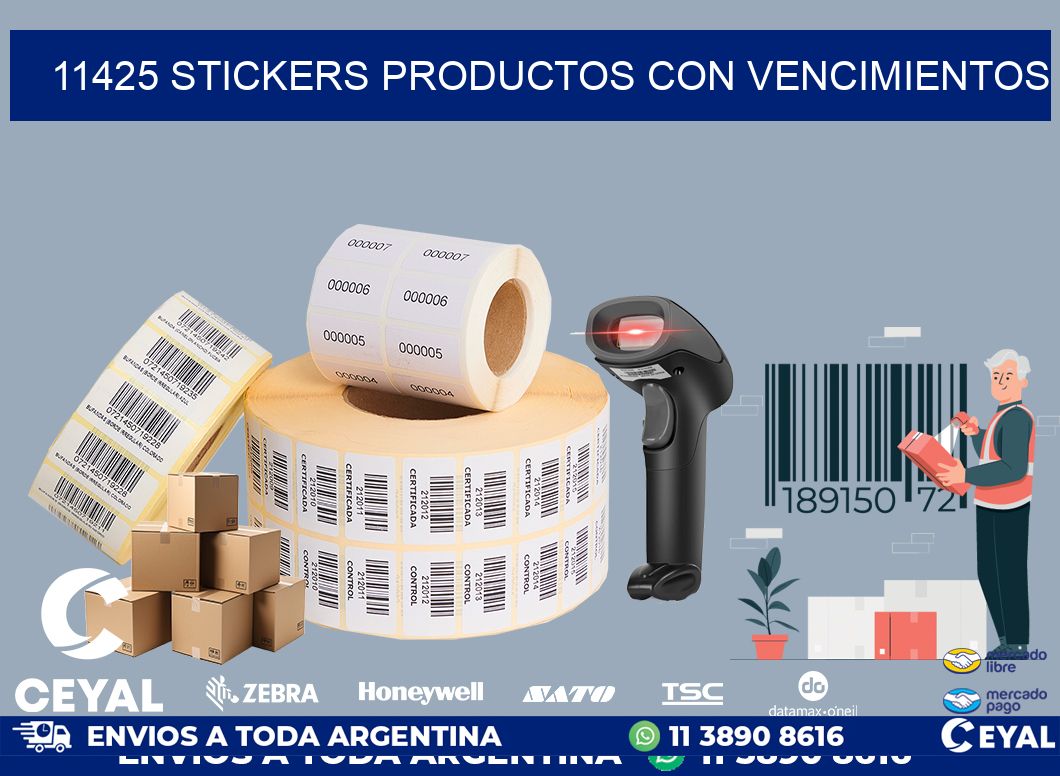 11425 STICKERS PRODUCTOS CON VENCIMIENTOS