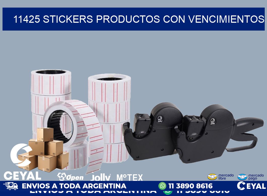 11425 STICKERS PRODUCTOS CON VENCIMIENTOS