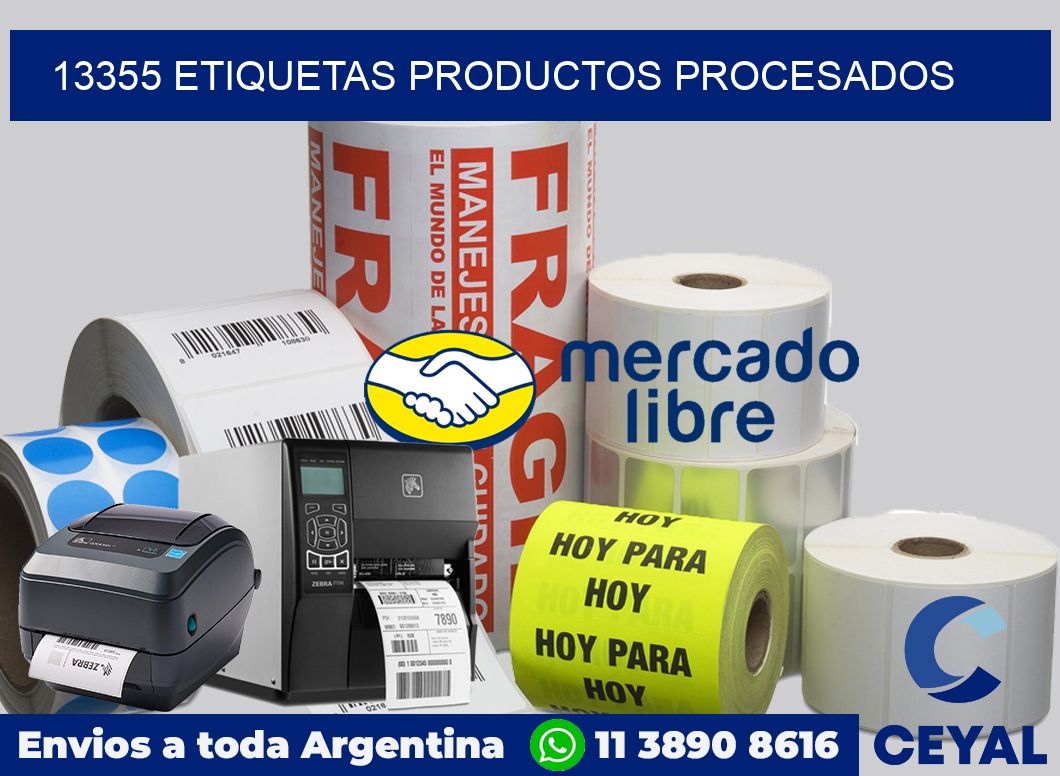13355 Etiquetas productos procesados