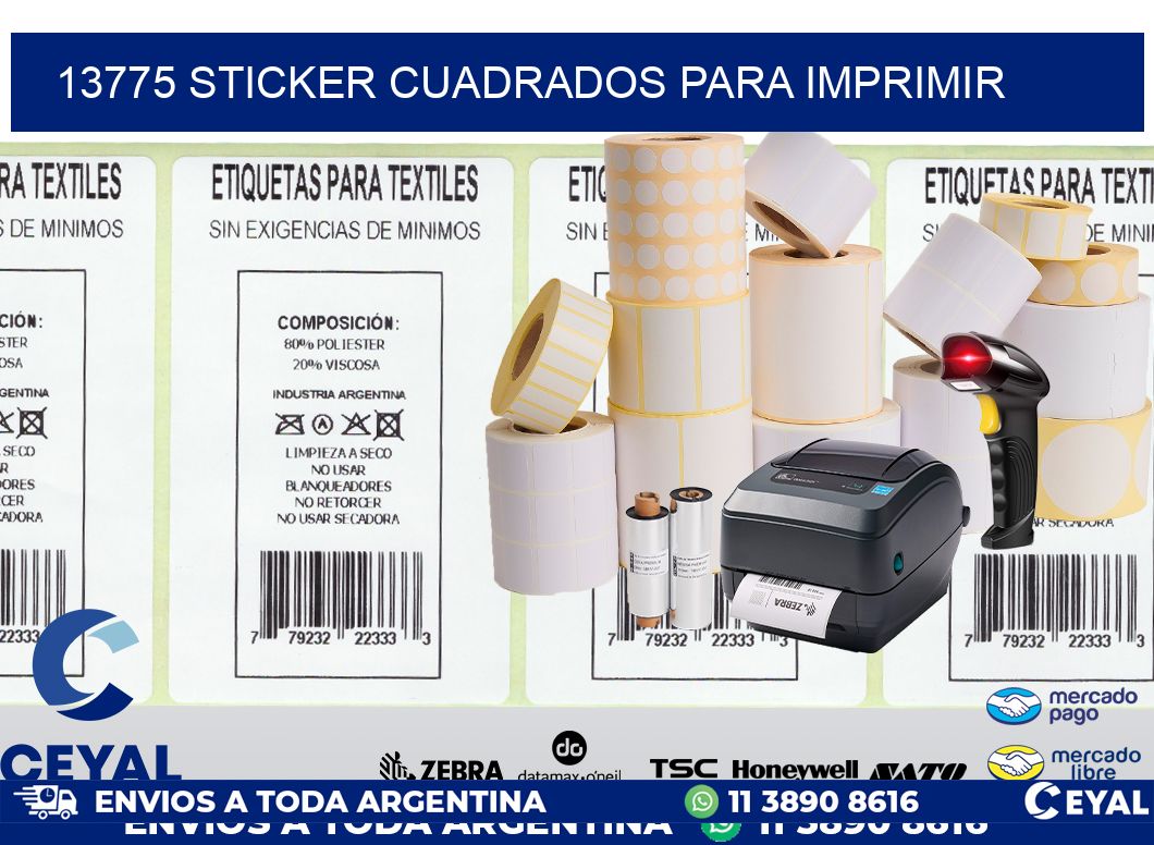 13775 STICKER CUADRADOS PARA IMPRIMIR