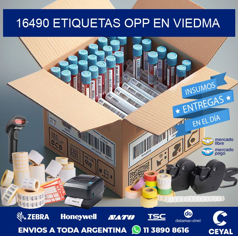 16490 ETIQUETAS OPP EN VIEDMA