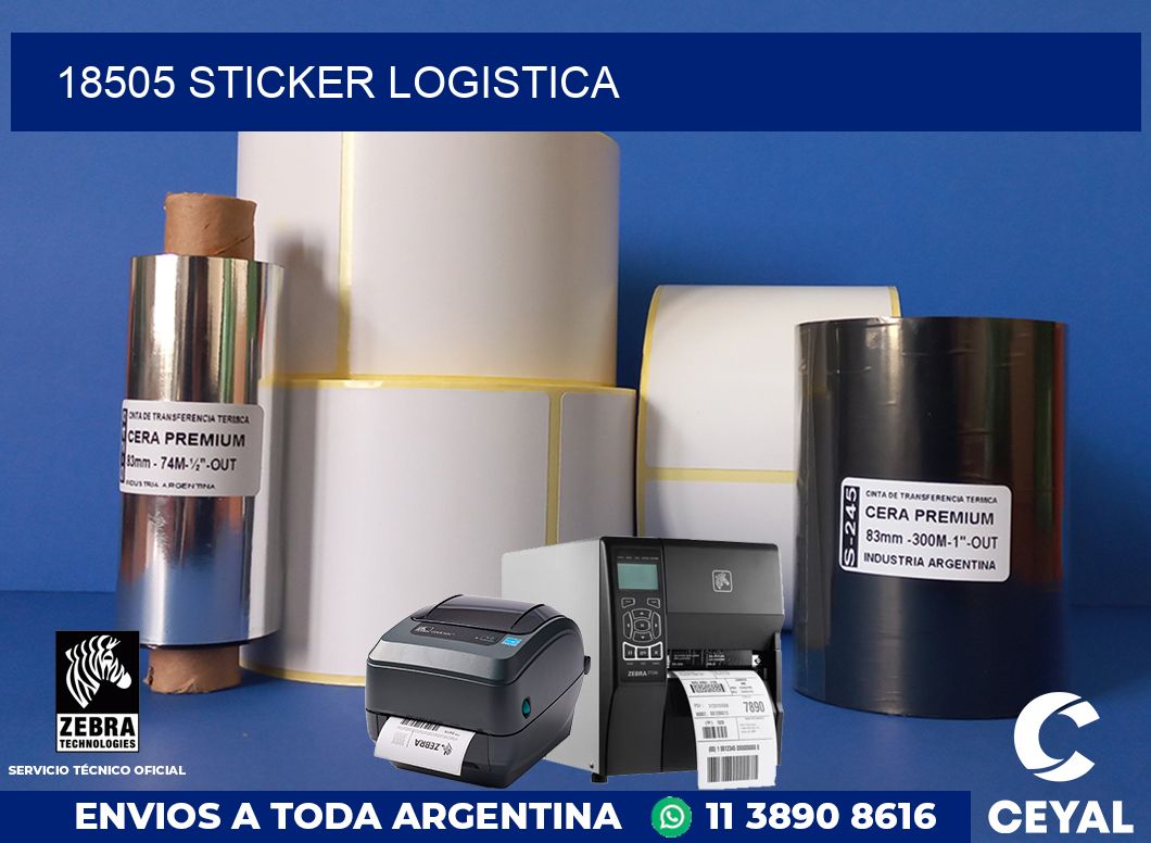 18505 STICKER LOGISTICA