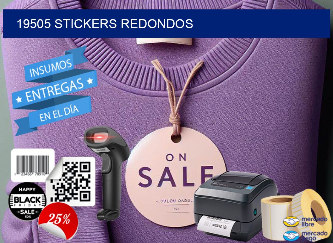 19505 STICKERS REDONDOS