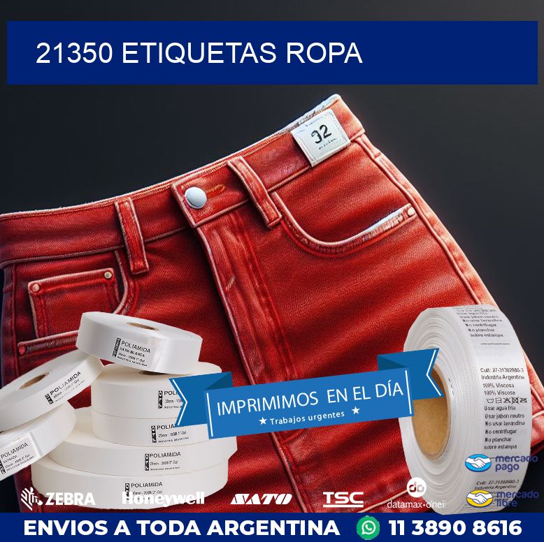 21350 ETIQUETAS ROPA