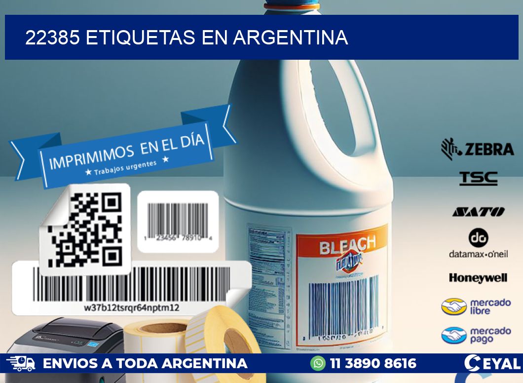 22385 etiquetas en argentina