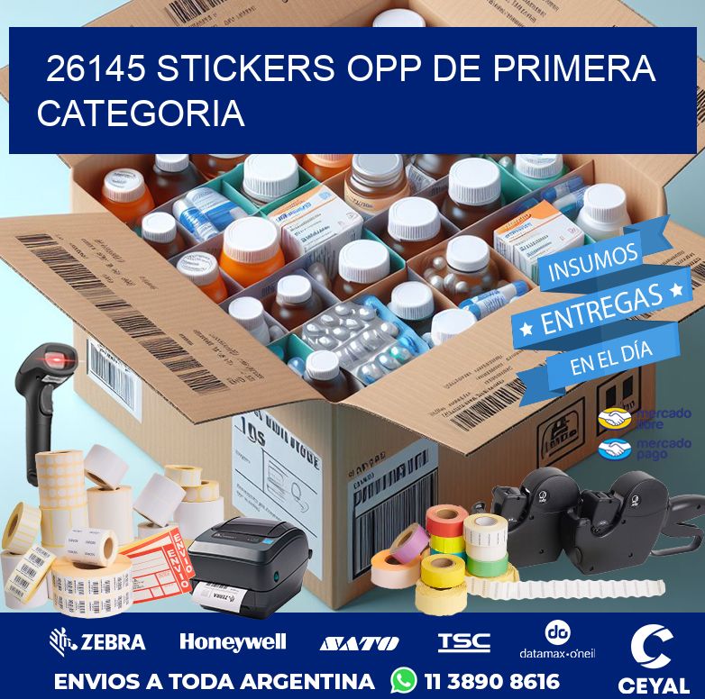 26145 STICKERS OPP DE PRIMERA CATEGORIA