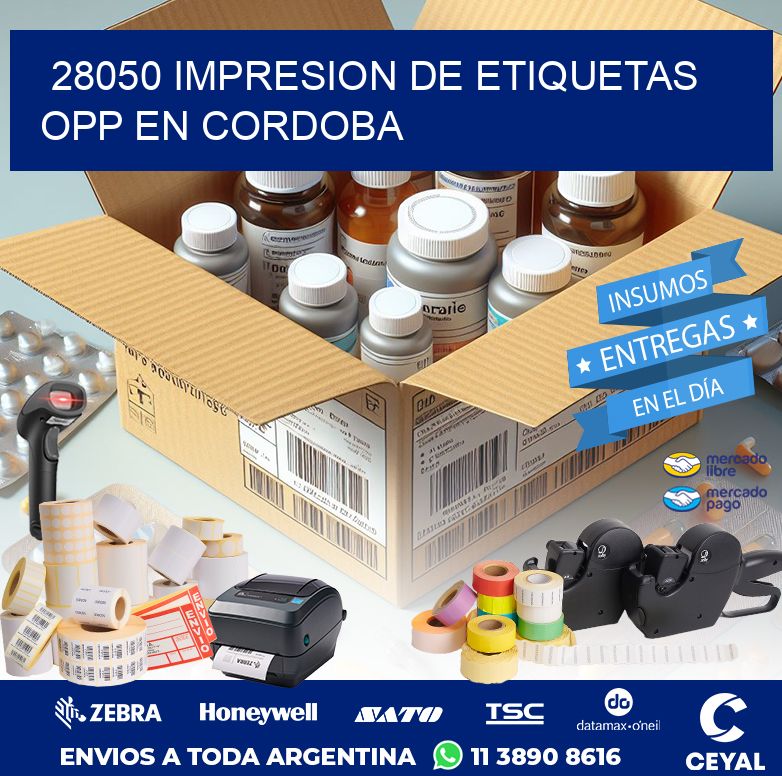 28050 IMPRESION DE ETIQUETAS OPP EN CORDOBA