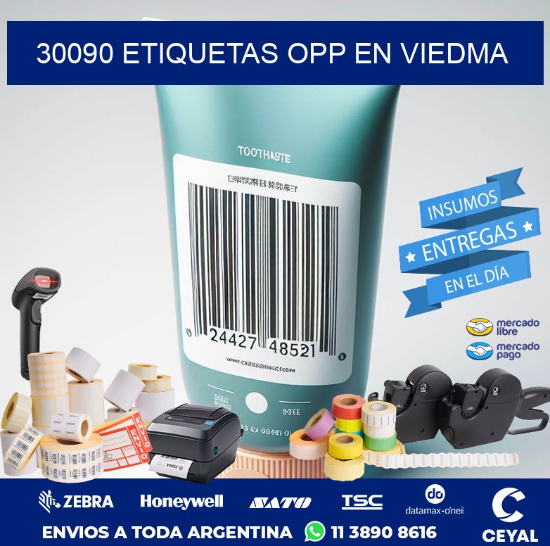 30090 ETIQUETAS OPP EN VIEDMA
