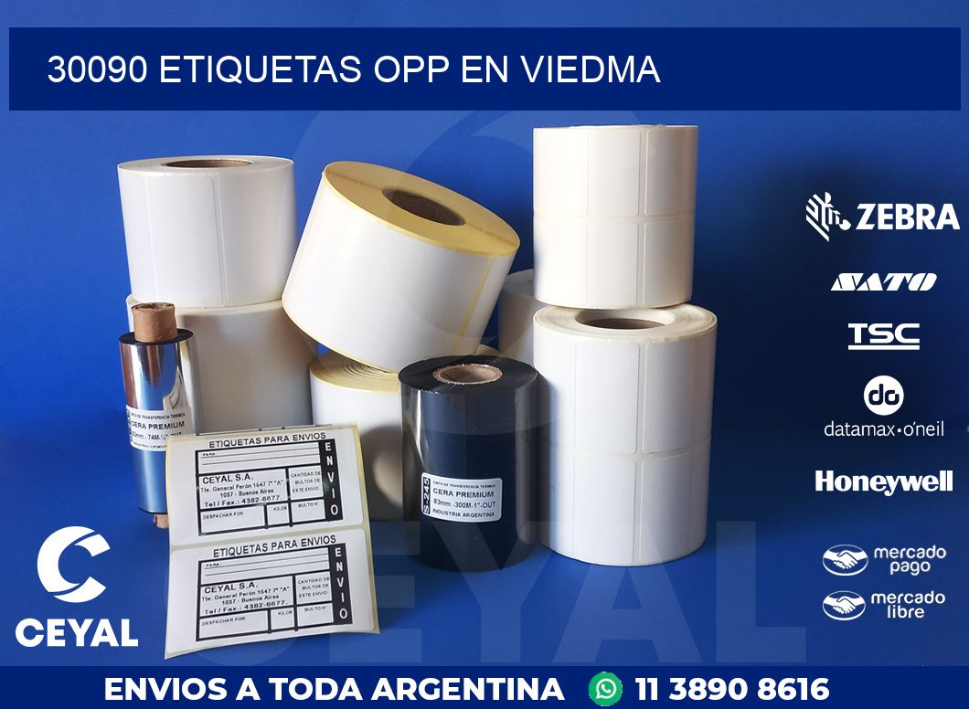 30090 ETIQUETAS OPP EN VIEDMA
