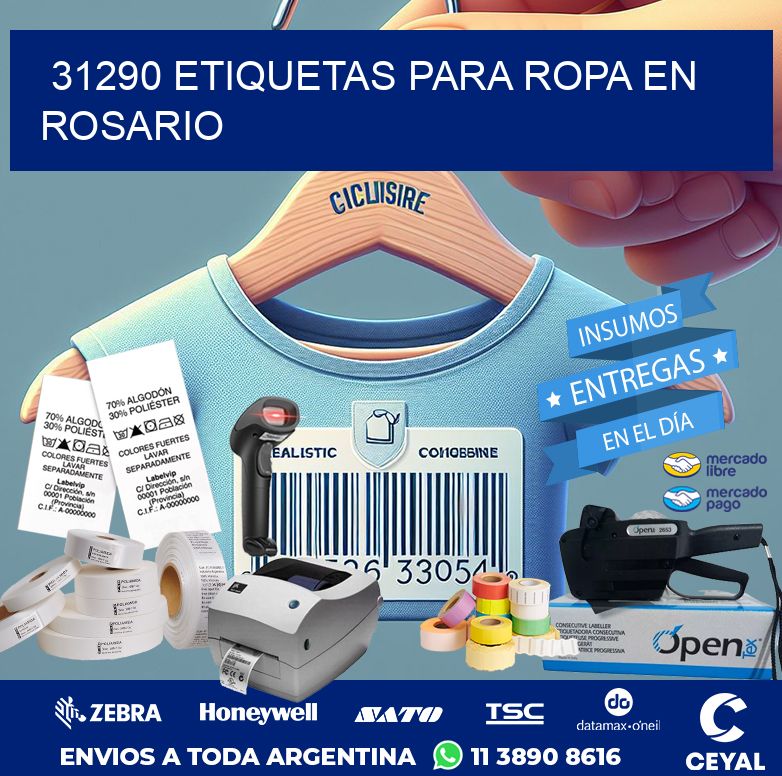 31290 ETIQUETAS PARA ROPA EN ROSARIO