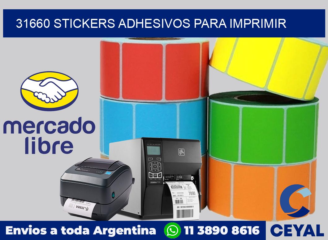 31660 stickers adhesivos para imprimir