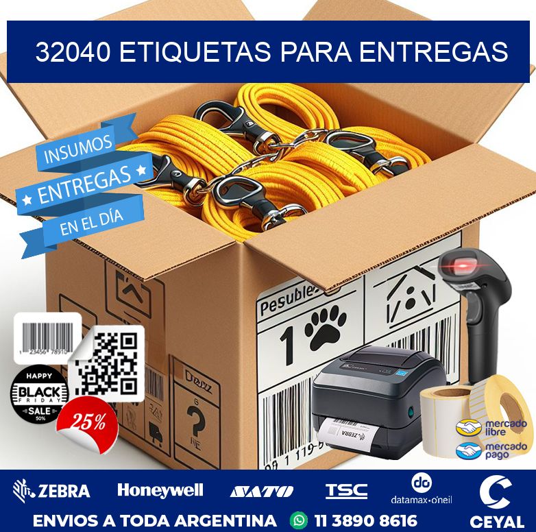 32040 ETIQUETAS PARA ENTREGAS
