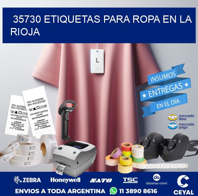 35730 ETIQUETAS PARA ROPA EN LA RIOJA