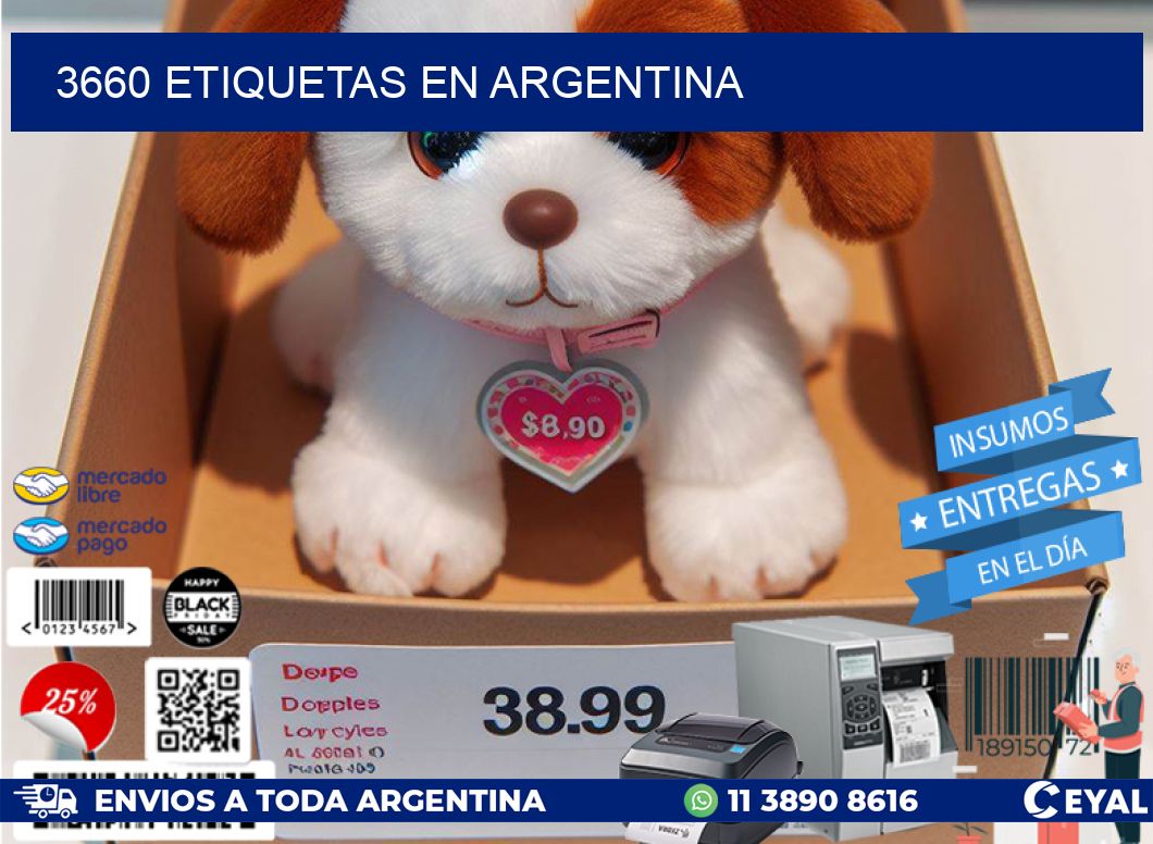3660 etiquetas en argentina