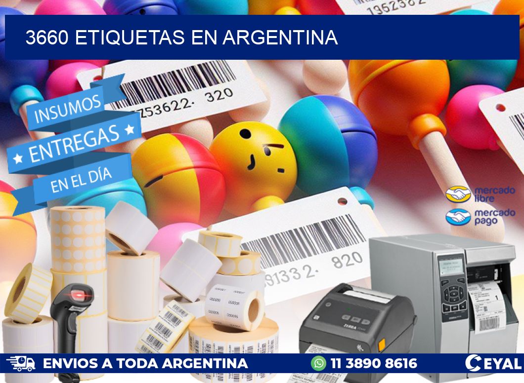 3660 etiquetas en argentina