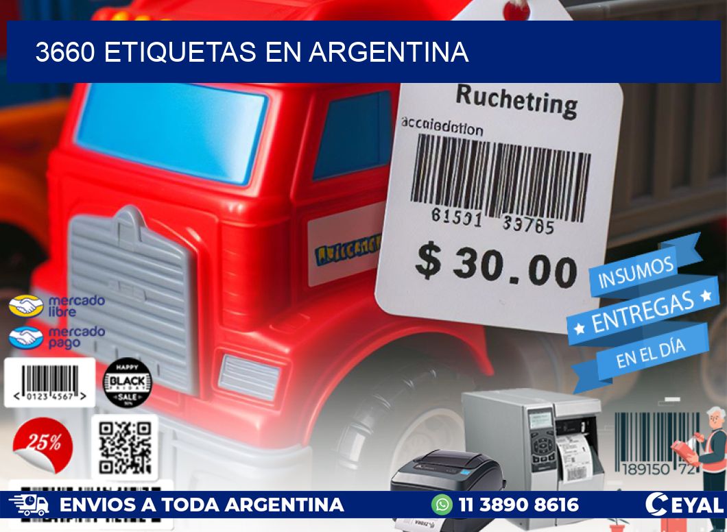 3660 etiquetas en argentina