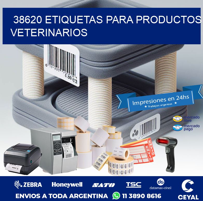 38620 ETIQUETAS PARA PRODUCTOS VETERINARIOS