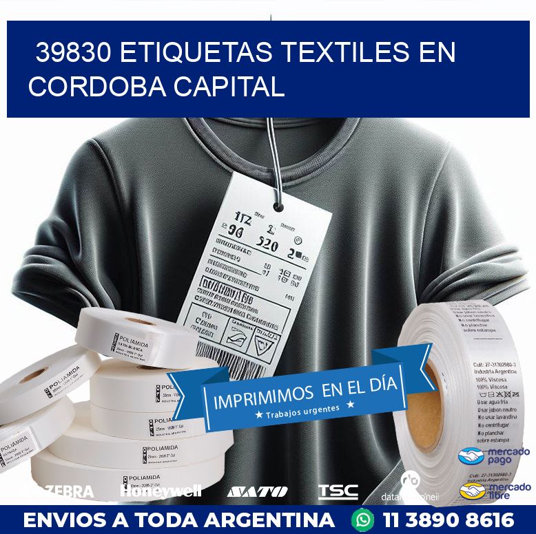 39830 ETIQUETAS TEXTILES EN CORDOBA CAPITAL