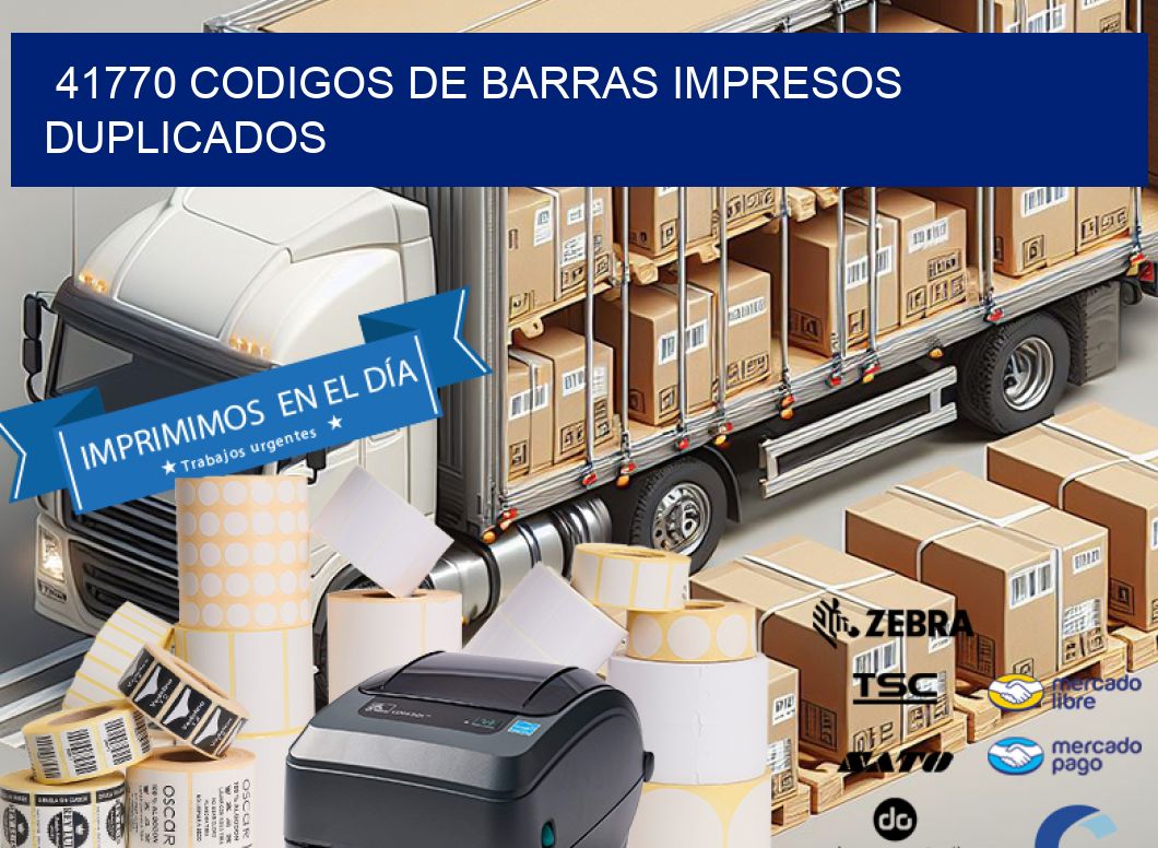 41770 codigos de barras impresos duplicados