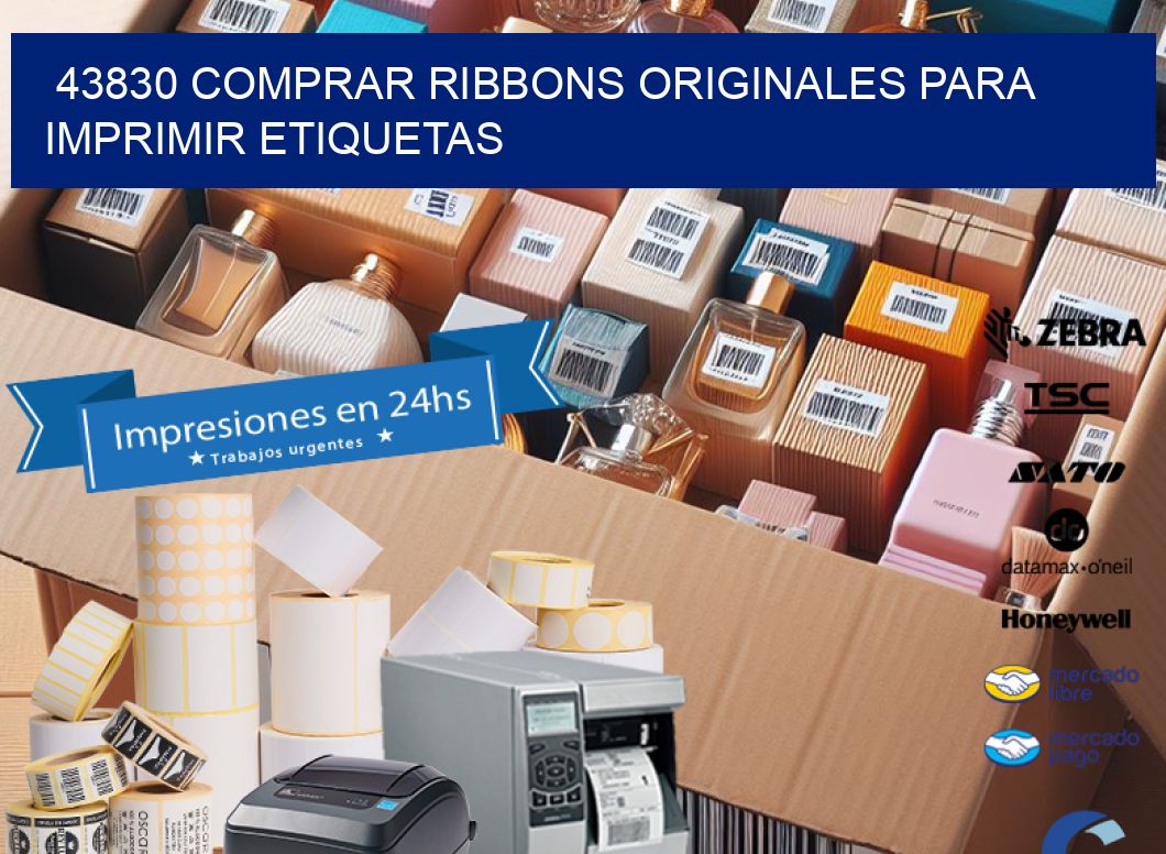 43830 COMPRAR RIBBONS ORIGINALES PARA IMPRIMIR ETIQUETAS