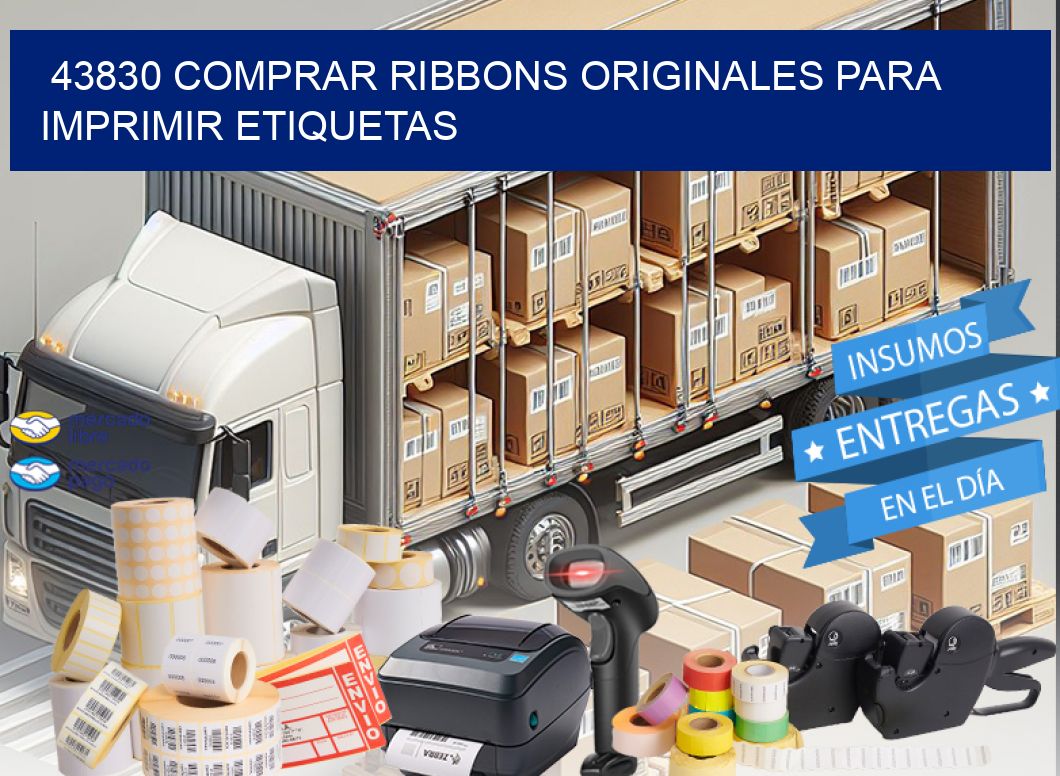 43830 COMPRAR RIBBONS ORIGINALES PARA IMPRIMIR ETIQUETAS