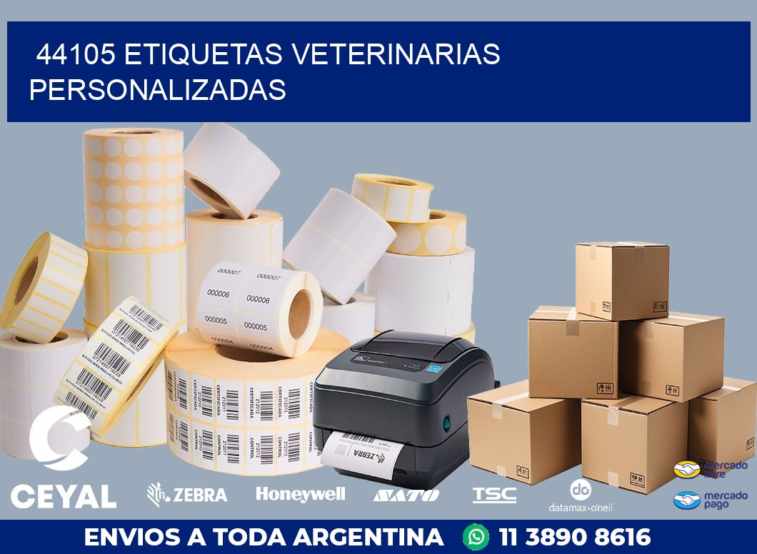 44105 ETIQUETAS VETERINARIAS PERSONALIZADAS