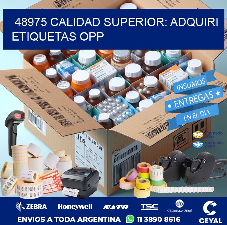 48975 CALIDAD SUPERIOR: ADQUIRI ETIQUETAS OPP