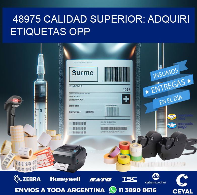 48975 CALIDAD SUPERIOR: ADQUIRI ETIQUETAS OPP