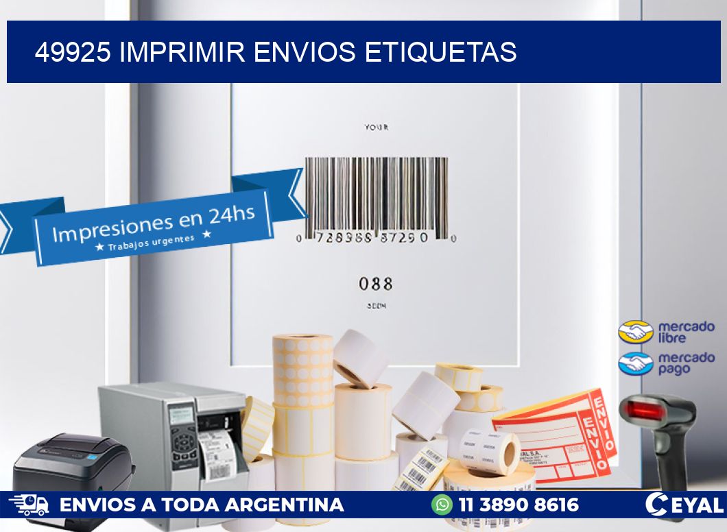 49925 imprimir envios etiquetas