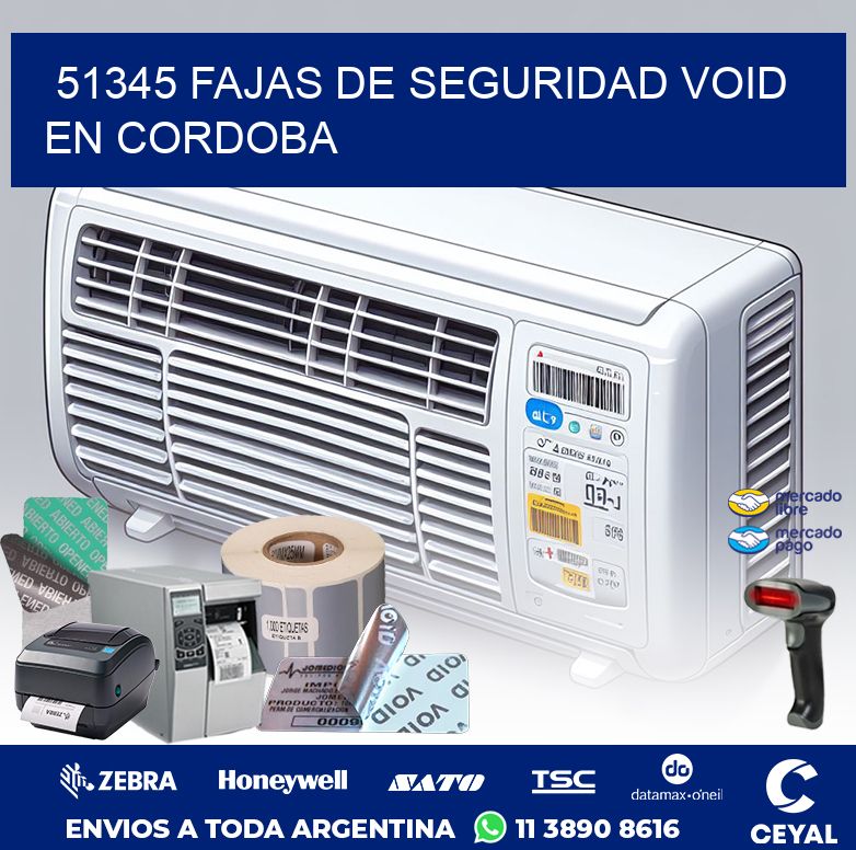 51345 FAJAS DE SEGURIDAD VOID EN CORDOBA