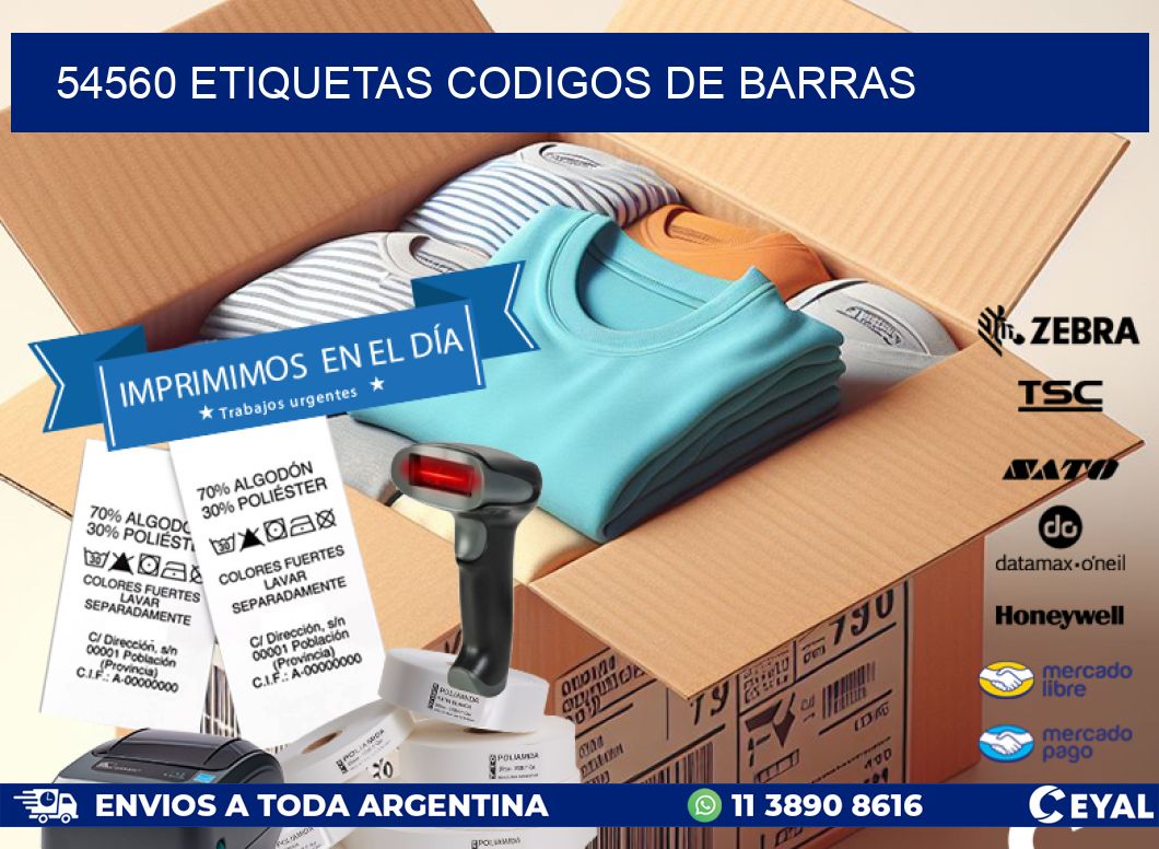 54560 etiquetas codigos de barras