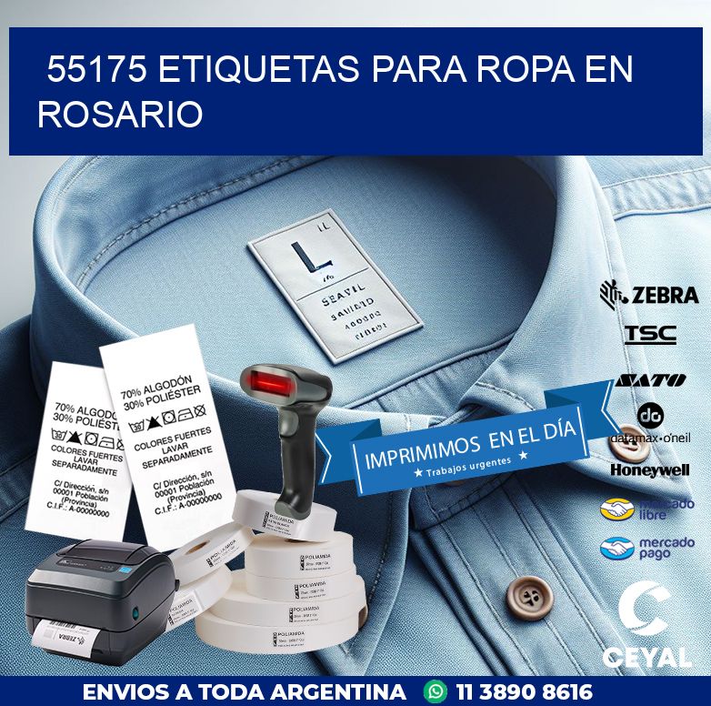 55175 ETIQUETAS PARA ROPA EN ROSARIO