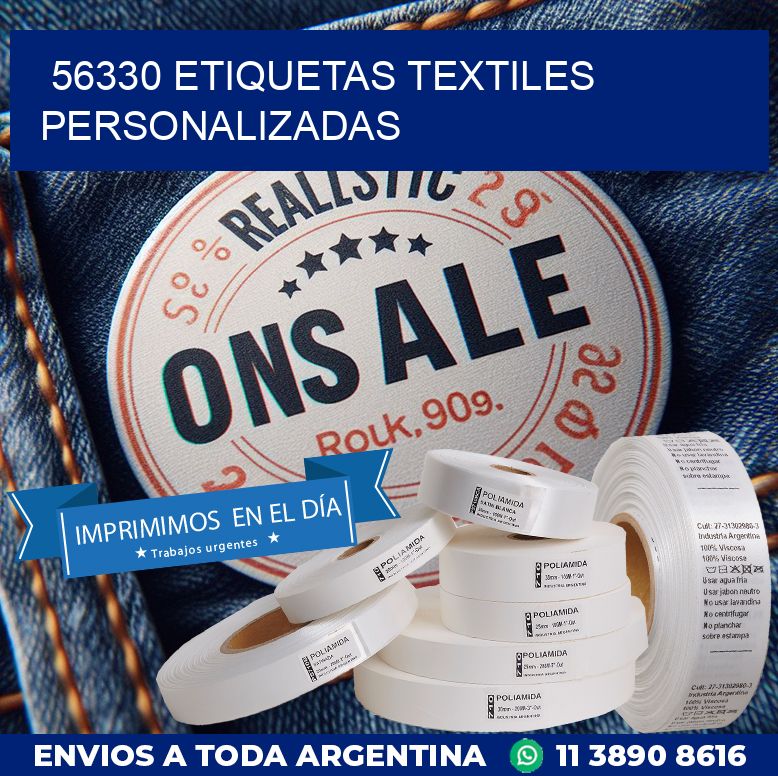 56330 ETIQUETAS TEXTILES PERSONALIZADAS