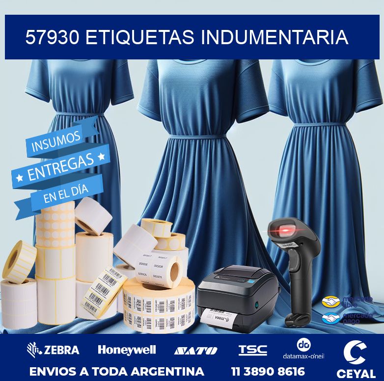 57930 ETIQUETAS INDUMENTARIA