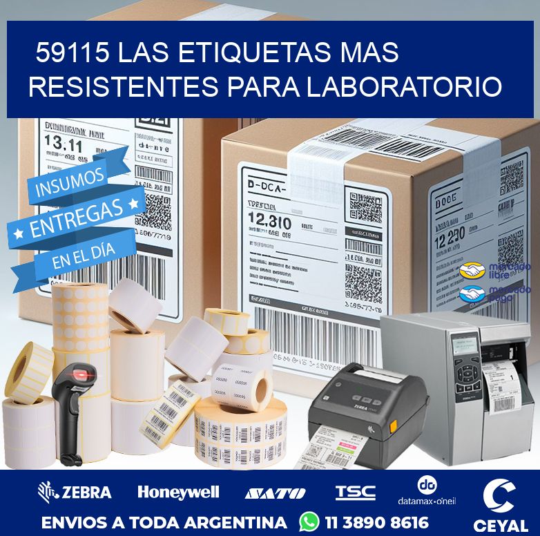 59115 LAS ETIQUETAS MAS RESISTENTES PARA LABORATORIO