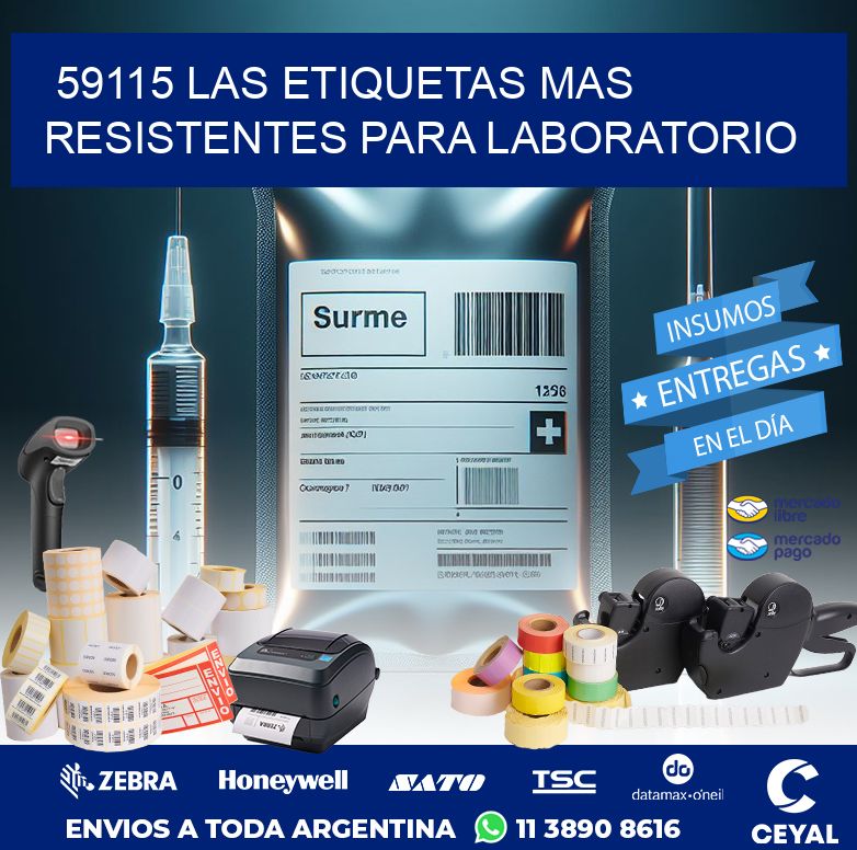59115 LAS ETIQUETAS MAS RESISTENTES PARA LABORATORIO