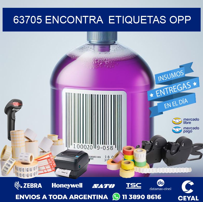 63705 ENCONTRA  ETIQUETAS OPP