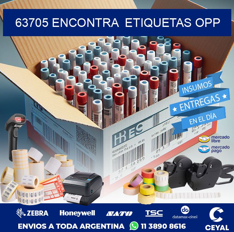 63705 ENCONTRA  ETIQUETAS OPP