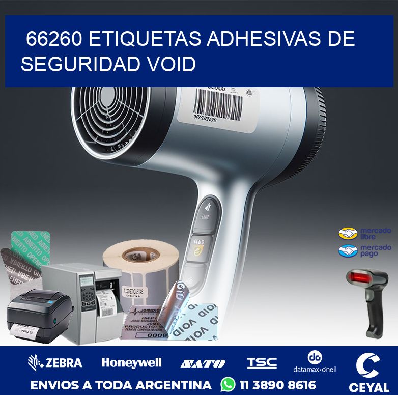 66260 ETIQUETAS ADHESIVAS DE SEGURIDAD VOID