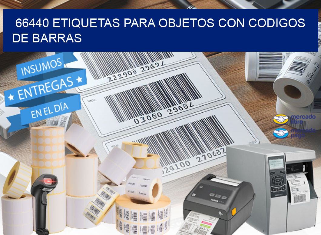 66440 ETIQUETAS PARA OBJETOS CON CODIGOS DE BARRAS