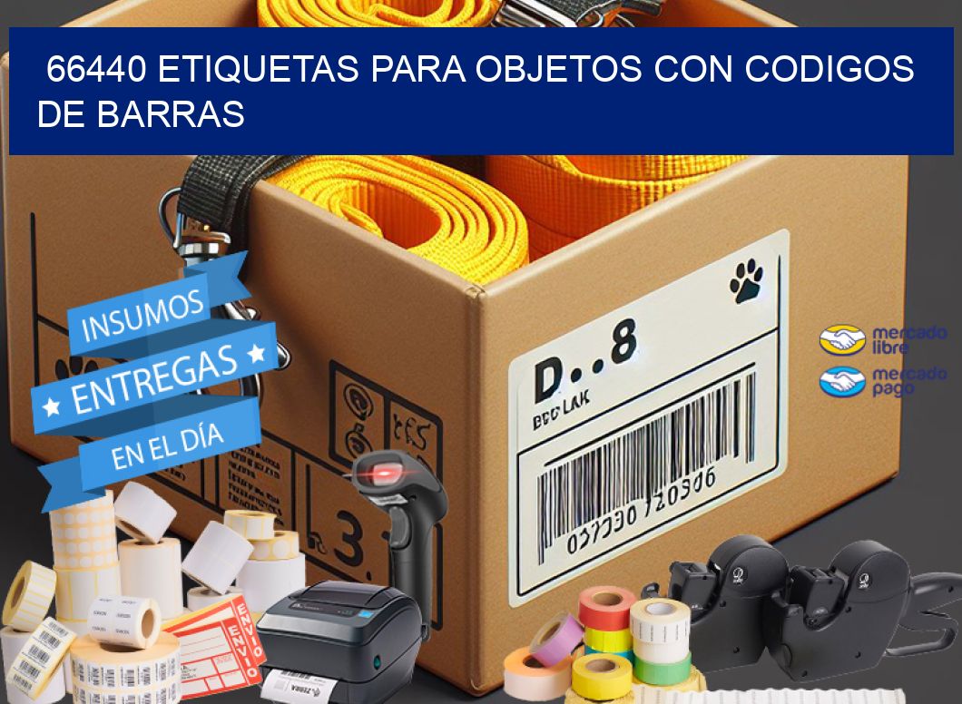 66440 ETIQUETAS PARA OBJETOS CON CODIGOS DE BARRAS