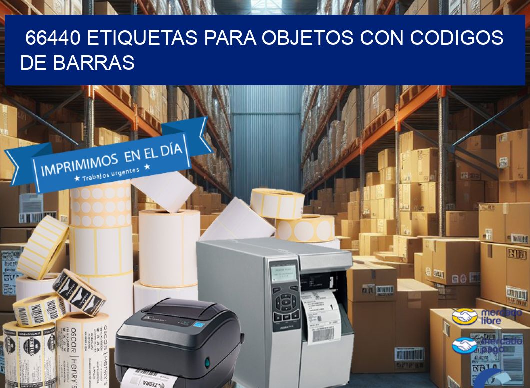 66440 ETIQUETAS PARA OBJETOS CON CODIGOS DE BARRAS