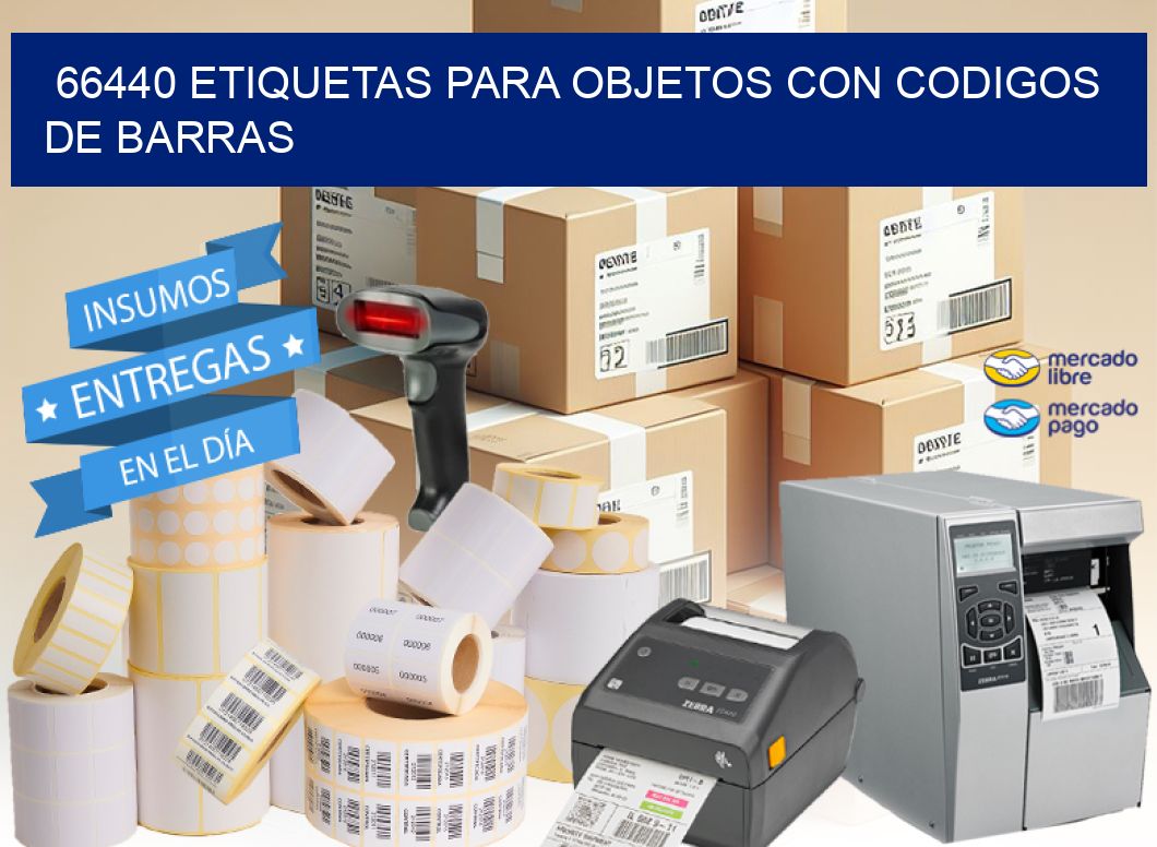 66440 ETIQUETAS PARA OBJETOS CON CODIGOS DE BARRAS