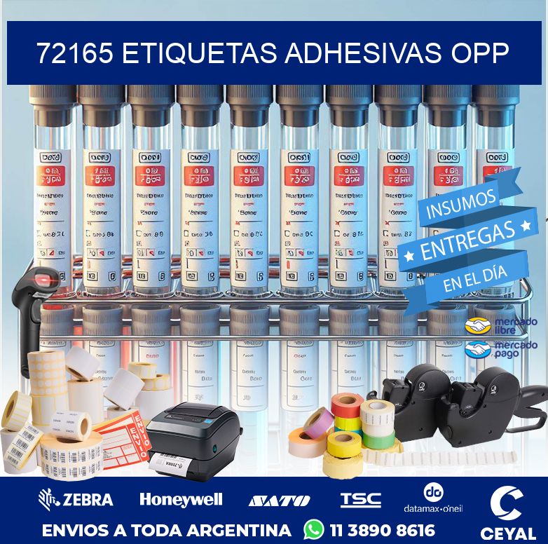 72165 ETIQUETAS ADHESIVAS OPP