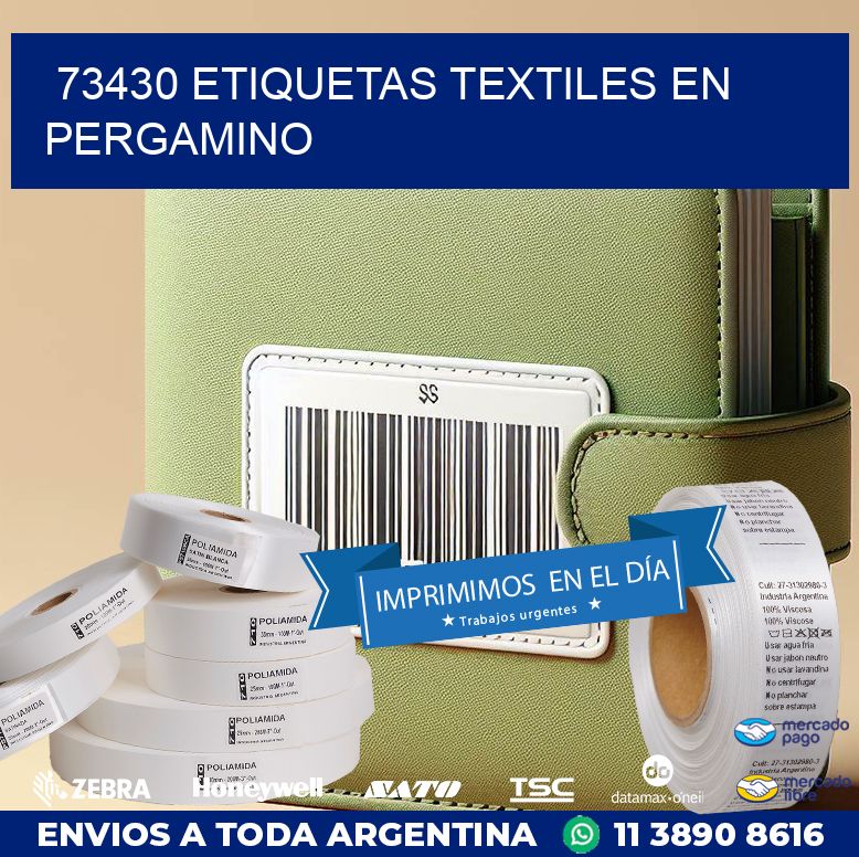 73430 ETIQUETAS TEXTILES EN PERGAMINO