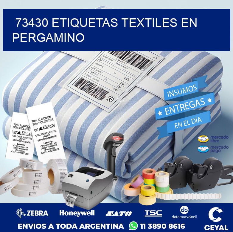 73430 ETIQUETAS TEXTILES EN PERGAMINO