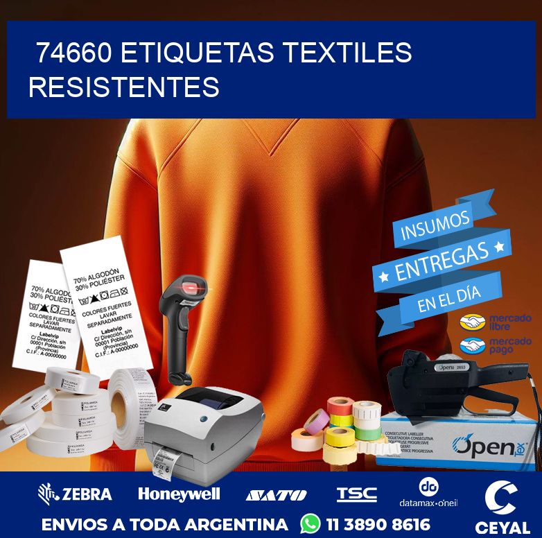 74660 ETIQUETAS TEXTILES RESISTENTES