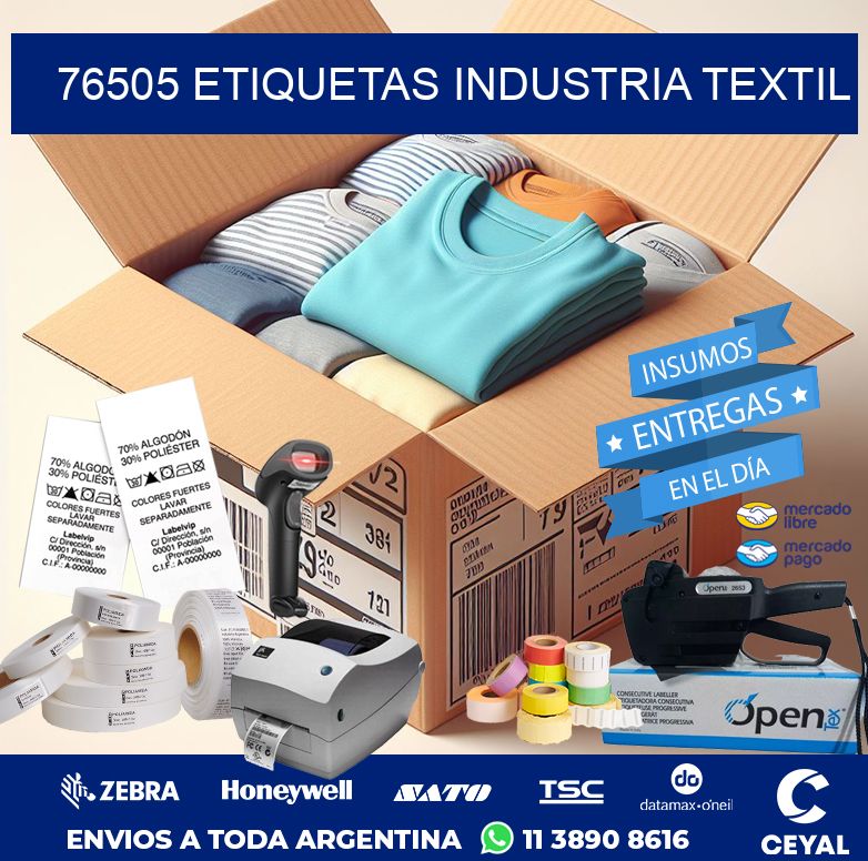 76505 ETIQUETAS INDUSTRIA TEXTIL