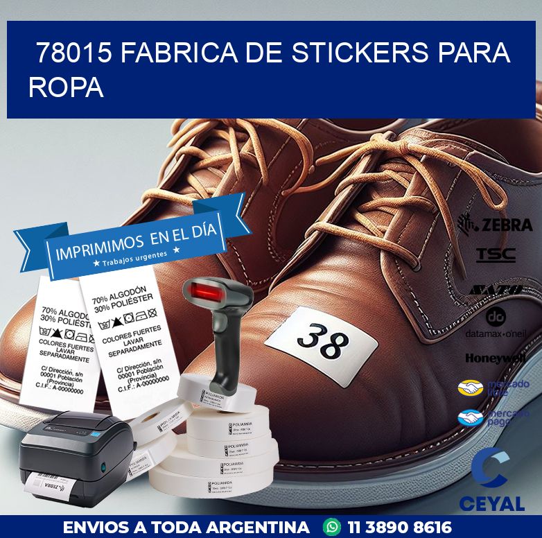 78015 FABRICA DE STICKERS PARA ROPA