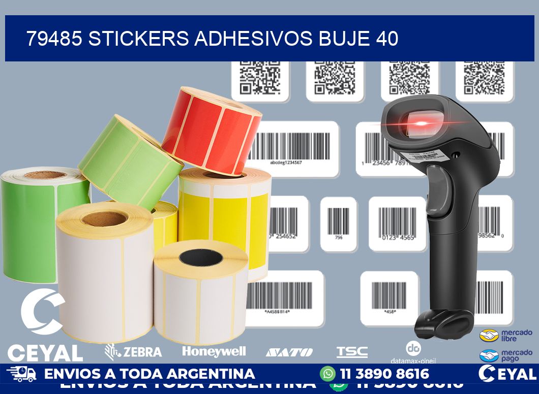 79485 STICKERS ADHESIVOS BUJE 40